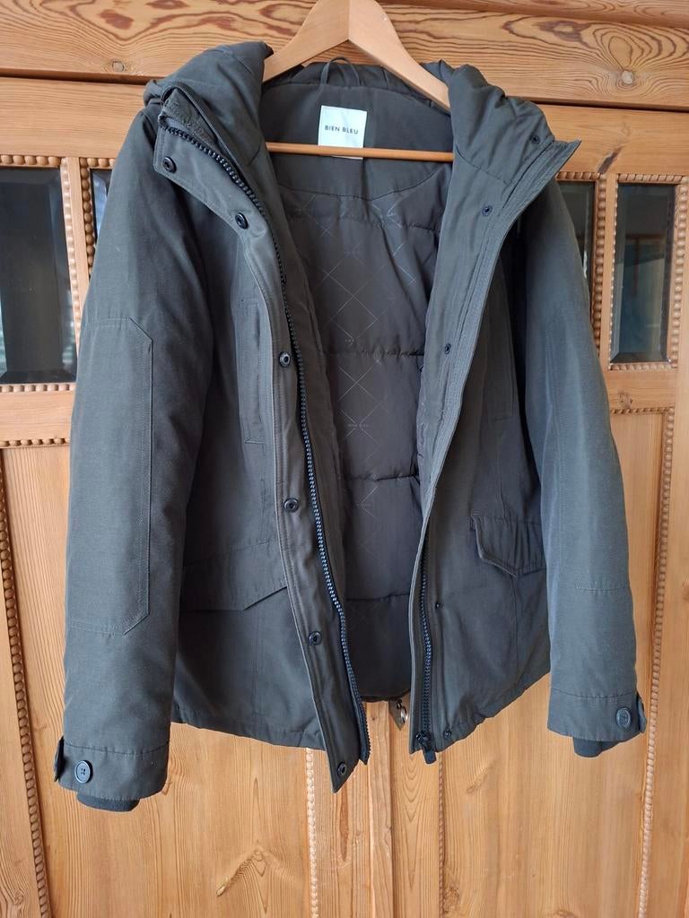 Bien Bleu Jas - Maat XL -Donkergroen, Kleding | Dames, Jassen | Winter, Maat 46/48 (XL) of groter, Ophalen of Verzenden, Zo goed als nieuw