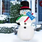 Opblaasbare bibberende sneeuwpop LED verlichting 180 cm hoog, Ophalen of Verzenden, Nieuw