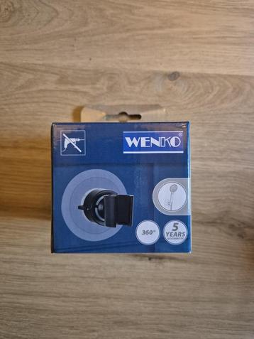 Wenko douchekophouder 360 Zwart met zuignap beschikbaar voor biedingen