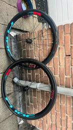 Wielren wielen Cube met rood blauwe accenten, Fietsen en Brommers, Fietsonderdelen, Ophalen of Verzenden, Zo goed als nieuw, Racefiets