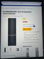 LG koel-vriescombinatie GBB92MCAXP, Witgoed en Apparatuur, Koelkasten en IJskasten, Ophalen, 200 liter of meer, Met aparte vriezer