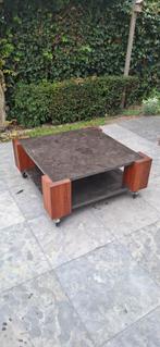 Stoere salontafel, Huis en Inrichting, Tafels | Salontafels, Ophalen, Gebruikt, 100 tot 150 cm, 50 tot 100 cm