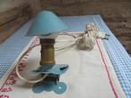 Vintage franse klemlamp, Ophalen of Verzenden, Gebruikt, Metaal, Minder dan 50 cm