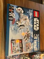 Star wars super pack 3in1 battle of hoth, Ophalen of Verzenden, Zo goed als nieuw, Complete set, Lego