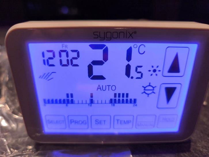 Sygonix Kamerthermostaat Touch Screen  5 tot 30 C nieuw, Doe-het-zelf en Verbouw, Thermostaten, Nieuw, Ophalen of Verzenden