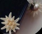 Trachten oorbellen Edelweiss zgan voor op Oktoberfest 🥨🥨, Overige materialen, Verzenden, Zo goed als nieuw, Knopjes of Stekers
