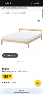 Ikea bed gratis afhalen alles inclusief, Ophalen, Wit, Tweepersoons, Zo goed als nieuw