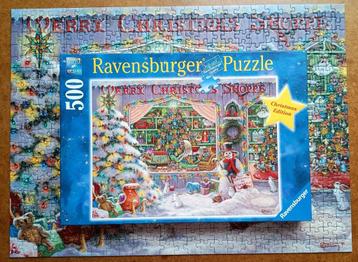 Ravensburger 500 - 16534 - The Christmas shop KERST beschikbaar voor biedingen