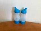 Tupperware 2 Bidons Sporty Drinkfles 415 ml. met bewaarbakje, Ophalen of Verzenden