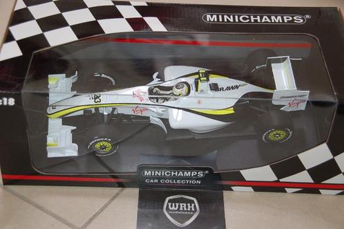 1:18 BRAWN BGP 001 BARRICHELLO F1 Minichamps WRH, Hobby en Vrije tijd, Modelauto's | 1:18, Zo goed als nieuw, Auto, MiniChamps