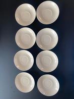 Wedgwood queen’s ware plain ivory thee schotel 6x, Antiek en Kunst, Antiek | Servies los, Ophalen of Verzenden