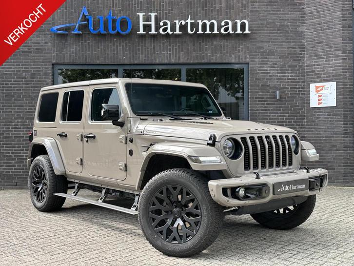Jeep Wrangler BRUTE 4xe 380 Rubicon ELEK. SIDESTEP | TREKHAA, Auto's, Jeep, Bedrijf, Te koop, Wrangler, 4x4, ABS, Achteruitrijcamera