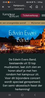 1 kaartje kampvuurconcert Edwin Evers Band 23 mei, Eén persoon