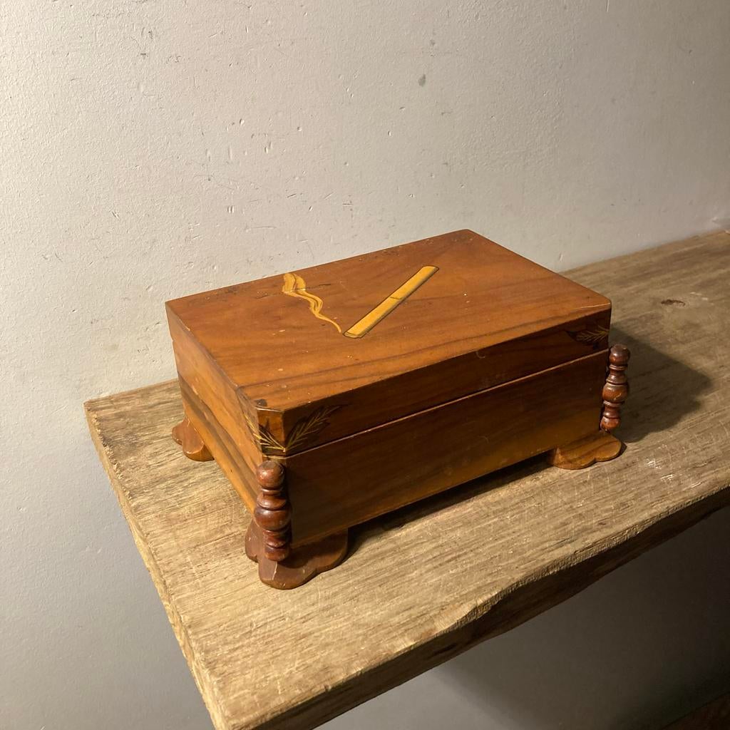 Antiek Muziekdoosje/Sigarettendoosje, Ophalen of Verzenden