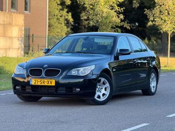 BMW 5-Serie 2.0 D 520 AUT 2006 Zwart beschikbaar voor biedingen