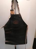 BBQ  schort. leder. Zwart., Ophalen of Verzenden