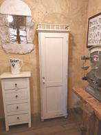 Leuke oude smalle ondiepe kast 61 breed bijzondere kast, Antiek en Kunst, Ophalen