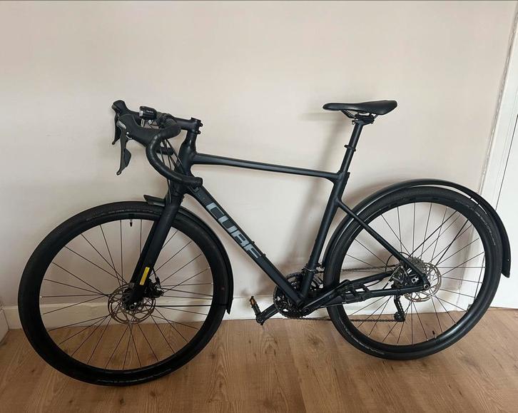 Cube Nuroad Pro black - Zo goed als nieuw!, Fietsen en Brommers, Fietsen | Racefietsen, Zo goed als nieuw, Heren, Overige merken