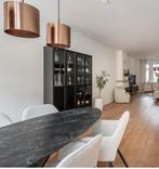 Eettafel marmer, Huis en Inrichting, Ophalen, 200 cm of meer, 50 tot 100 cm, Zo goed als nieuw