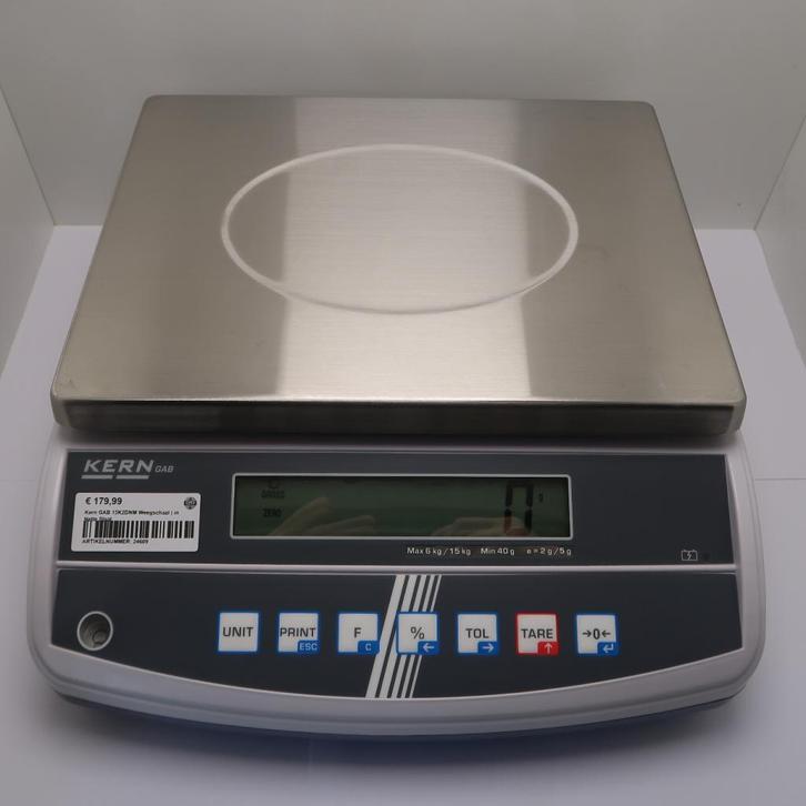 Kern GAB 15K2DNM Weegschaal | in Nette Staat, Witgoed en Apparatuur, Weegschalen, Zo goed als nieuw
