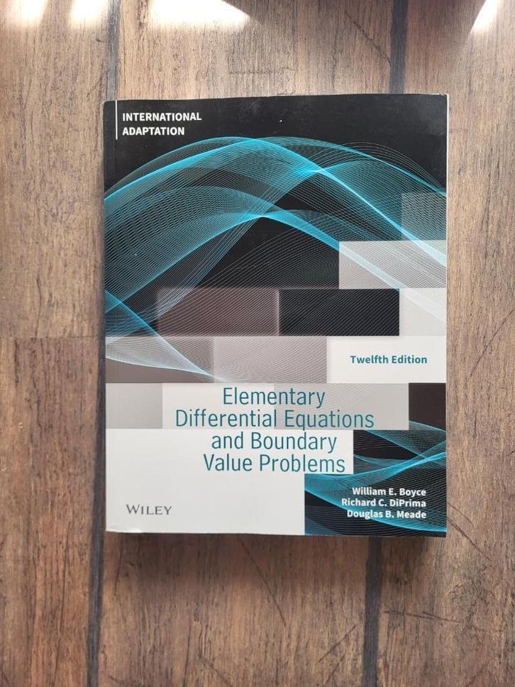 Elementary Differential Equations and Boundary Value Problem, Boeken, Techniek, Zo goed als nieuw, Werktuigbouwkunde, Ophalen of Verzenden