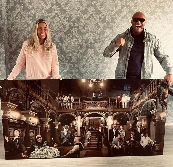 Gangsters Paradise, Banksy, Godfather plexiglas/ canvas Art, Huis en Inrichting, Woonaccessoires | Schilderijen, Tekeningen en Foto's