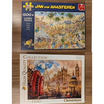Kopen of ruilen puzzels 1500st. beschikbaar voor biedingen