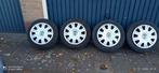 Winterbanden set Fabia/Polo/Ibiza/Audi A1 - 185/60 R15, Auto-onderdelen, Banden en Velgen, Gebruikt, 15 inch, Banden en Velgen