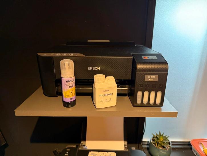 Tattoo Stencil Printer + Inkt + stencils - Epson ET-1810, Computers en Software, Printers, Zo goed als nieuw, Ophalen of Verzenden