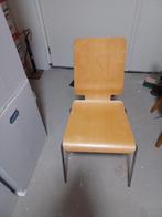 Gratis 4 stoelen, Huis en Inrichting, Ophalen, Gebruikt, Bruin, Vier