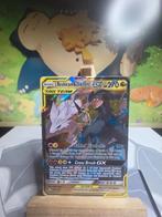 Reshiram & Zekrom GX 157/236 Pokemon Cosmic Eclipse, Ophalen of Verzenden, Zo goed als nieuw, Losse kaart, Foil