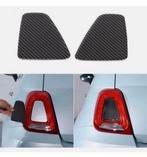 Fiat 500 Abarth 595 Carbon achterlicht cover kap-sticker set, Ophalen of Verzenden, H, H, H