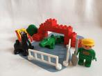 Vintage Duplo set 2662 Zoo dierentuin krokodil en zeeleeuw, Ophalen of Verzenden, Zo goed als nieuw, Duplo