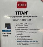 TORO TITAN nieuw uit voorraad leverbaar!, Nieuw, Ophalen of Verzenden, X, 120 cm of meer