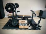 Universele halterset Gorilla Sport 110kg (nieuw in doos), Sport en Fitness, Fitnessmaterialen, Ophalen, Zo goed als nieuw, Rug