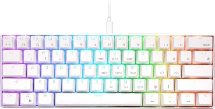Royal Kludge RK61 - Draadloos Toetsenbord, Computers en Software, Toetsenborden, Zo goed als nieuw, Qwerty, Draadloos, Ergonomisch
