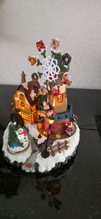 Kerst decoratie Windmolen met huisje, Ophalen, Zo goed als nieuw