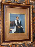 Mooi antiek ingelijste foto schilderij uit Engeland uit 1890