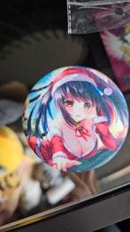 Grote Anime kerst meisje button nieuw kawaii idol japan cute, Ophalen of Verzenden, Nieuw, Figuurtje, Button
