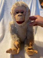 Antieke speelgoed aap zie foto’s stro gevuld, Ophalen of Verzenden