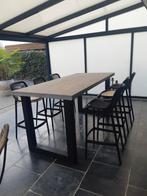 Bartafel industriële statafel tuintafel eettafel maatwerk, Ophalen of Verzenden, Zo goed als nieuw