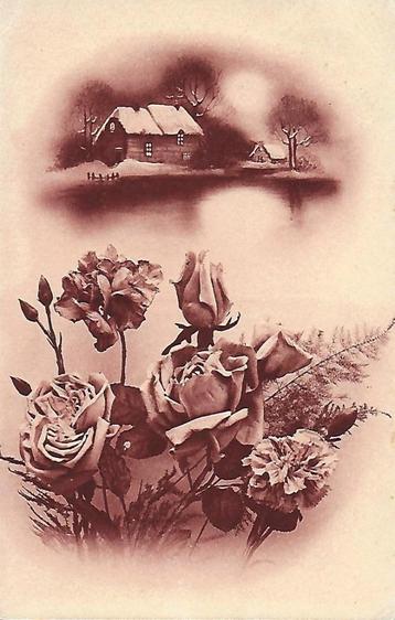 Nederland kerstkaart uit 1929 gelopen ansichtkaart ( 6289 beschikbaar voor biedingen