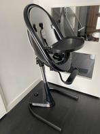 Mima Moon Meegroeistoel - Zwart/Zilver, Kinderen en Baby's, Kinderstoelen, Ophalen of Verzenden, Gebruikt, Meegroeistoel, Afneembaar eetblad