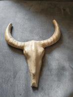 Metalen Bizon Buffel Wanddecoratie, Ophalen of Verzenden, Gebruikt