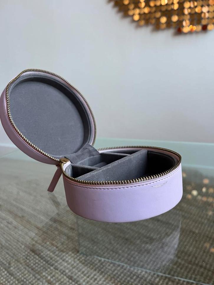 Sissy Boy Sieradendoosje - Ideaal voor op Reis!, Sieraden, Tassen en Uiterlijk, Beautycases, Zo goed als nieuw, Softcase, Paars