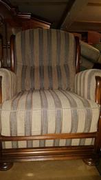 4 klassiek noten fauteuils, Huis en Inrichting, Ophalen, Gebruikt, 75 tot 100 cm, 50 tot 75 cm