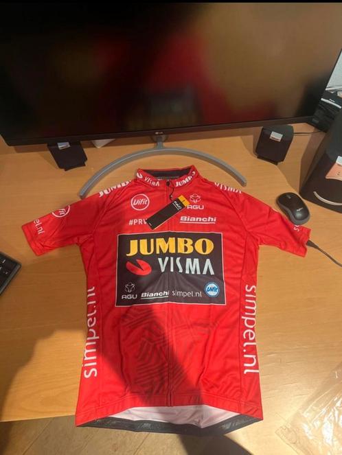 Nieuw replica Jumbo Visma shirt, Fietsen en Brommers, Fietsaccessoires | Fietskleding, Nieuw, Bovenkleding, S, Ophalen of Verzenden