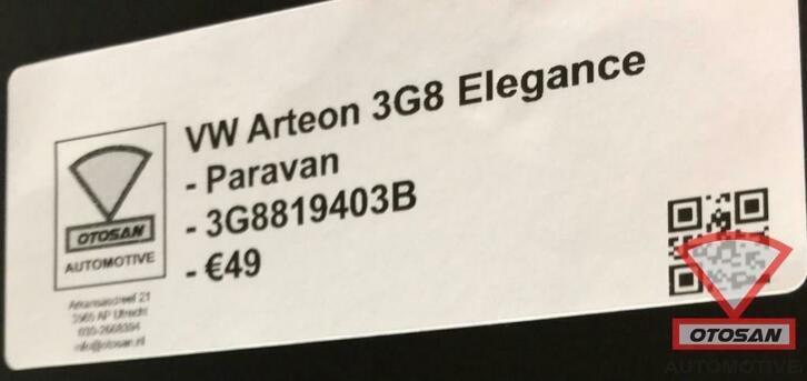 vw arteon 3g8 2018 paravan paravent 3g8819403b, Gebruikt, Volkswagen, Volkswagen AG, Motorkap