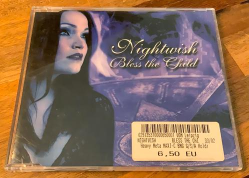 CD SINGLE NIGHTWISH BLESS THE CHILD 2002 DRAKKAR RECORDS EU, Cd's en Dvd's, Cd Singles, Zo goed als nieuw, Rock en Metal, 1 single
