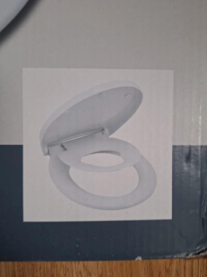 Splinter nieuwe wcbril met verkleiner in één, ideaal kindere, Doe-het-zelf en Verbouw, Sanitair, Nieuw, Toilet, Ophalen of Verzenden